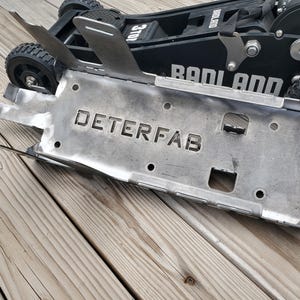 Jack Mount for &#39;Harbor Freight&#39; &#39;Badland&#39; &#39;Badlands&#39; 3-ton Offroad Jack - Unfinished Steel