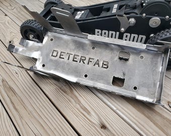 Jack Mount for 'Harbor Freight' 'Badland' 'Badlands' 3-ton Offroad Jack - Unfinished Steel