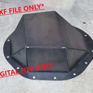 14-Bolt 9.5&quot; Semi-Float Axle Differential Cover DXF File (Digital Download)