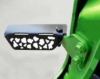 JK Foot Rest Foot Pegs Fits Jeep Wrangler 2007 to 2017(cow print) Pair