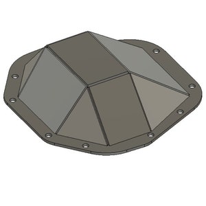 Dana 60 Axle Differential Cover DXF File (Digital Download)