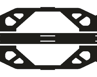 Dana 60 Rear Axle Truss DXF File (Digital Download)
