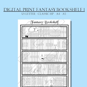Estantería de fantasía de impresión digital #1, mapa de libros, estantería, golosinas librescas, trono de cristal, fbaa, una corte de espinas, acotar