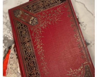 Junk Journal “just red, just red”, handmade, unique piece.