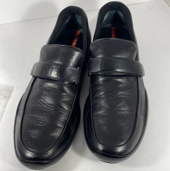 MENS PRADA ITALIAN leather driving shoes