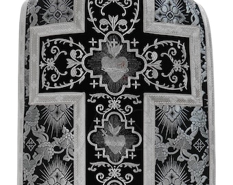 Black roman chasuble - Low Mass set