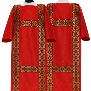 Gothic Dalmatic with matching deacon table - all colors