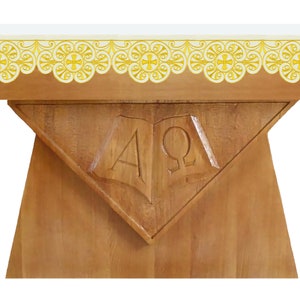Embroidered altar cloth for church