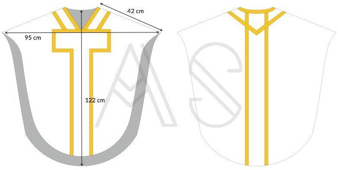 Marian Chasuble st. Philip Neri heart of Etsy