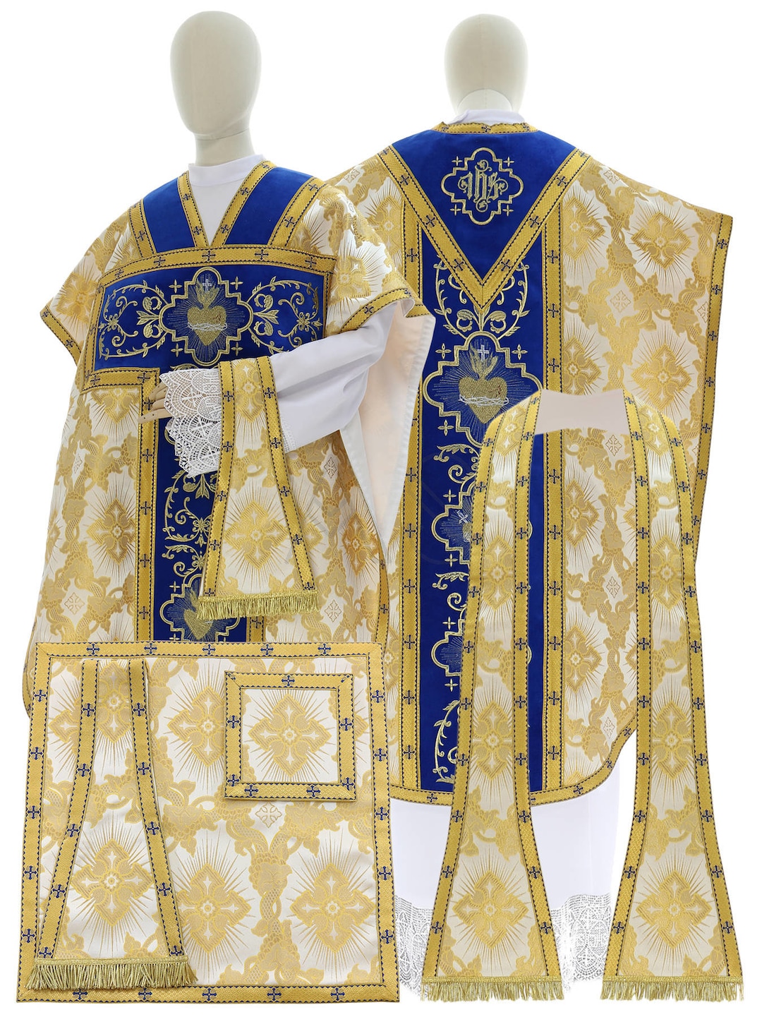 Marian Chasuble st. Philip Neri heart of Jesus, Mary, Joseph With