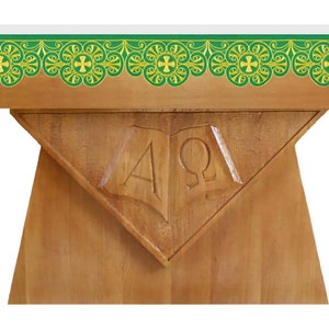 Embroidered altar cloth for church