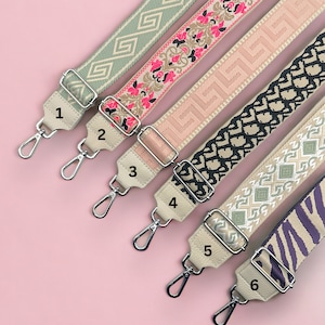 Taschengurt Silber Wechselgurt für Bauchtasche Schultergurt Taschenriemen Schulterriemen Crossbody Gurt für Taschen