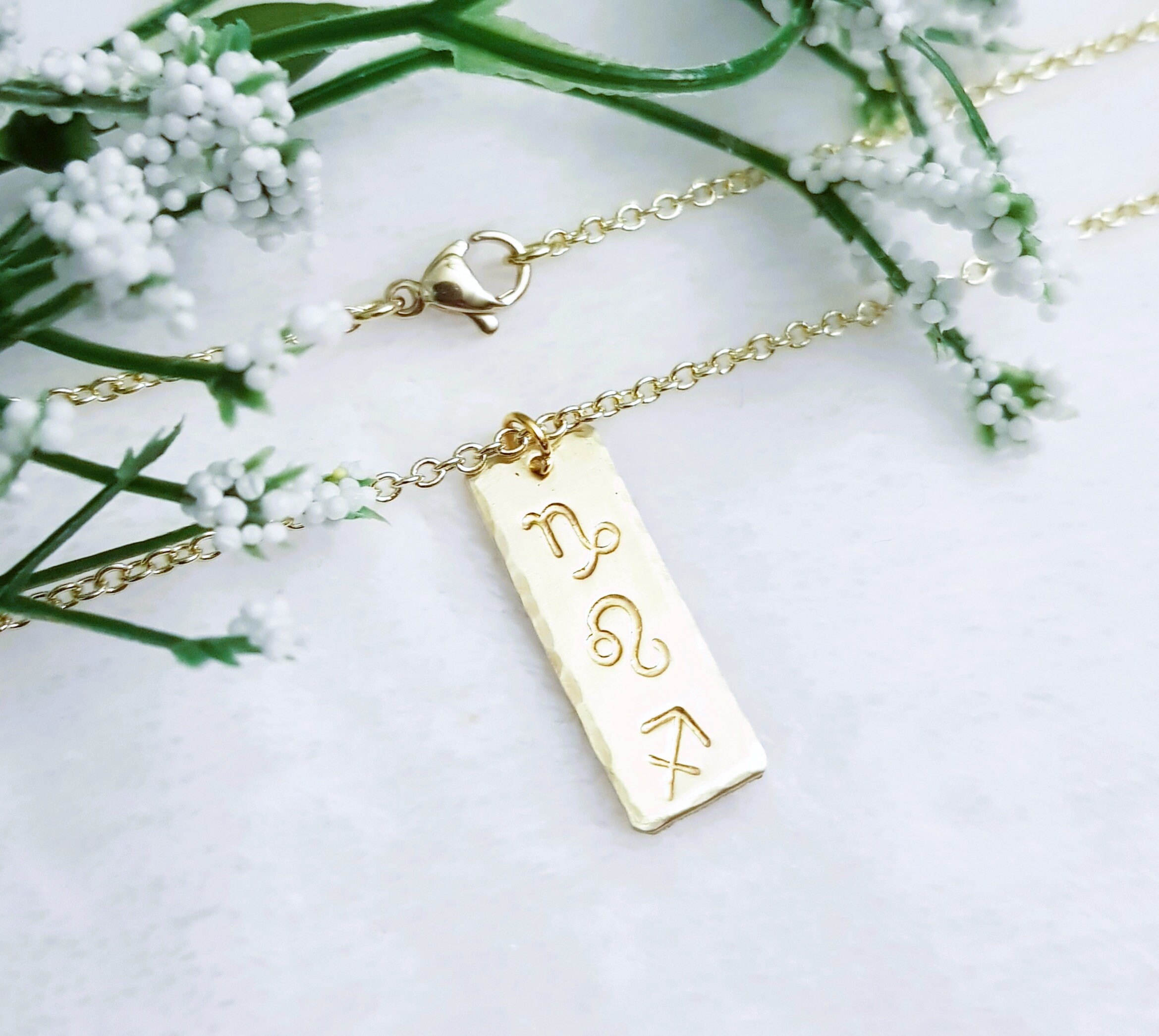 Zodiac Necklace, Astrology Jewelry 