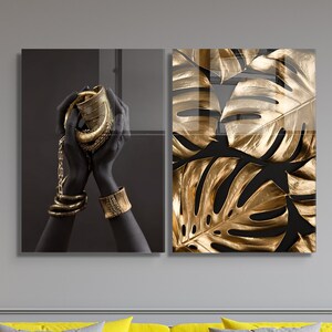 Tempered Glass Wall Art, Home Decor Wall Art, Wall Decor Living Room Modern, Extra Large Wall Art, Decor for Bedroom, Wall Hangings