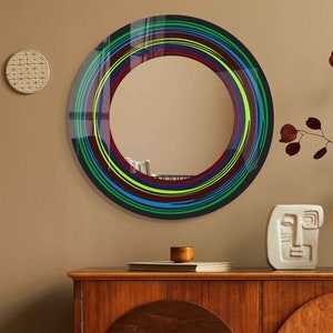 Mirror Wall Decor, Mirror for Bathroom, Entryway Hallway Mirror, Luxury Home Decor, Living Room Mirror, Decorative Mirror on Tempered Glass
