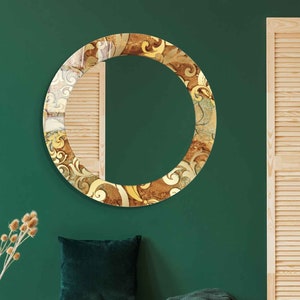 Mirror Wall Decor, Mirror for Bathroom, Entryway Hallway Mirror, Luxury Home Decor, Living Room Mirror, Decorative Mirror on Tempered Glass