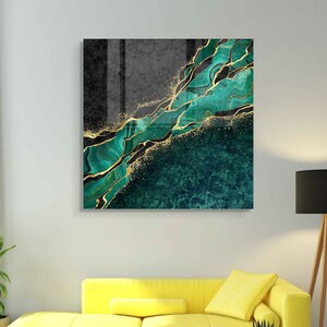 Marble Tempered Glass Wall Art, Abstract Wall Art Print, Large Wall Art, Wall Hangings, Anniversary Gift, New Home Gift Decor,