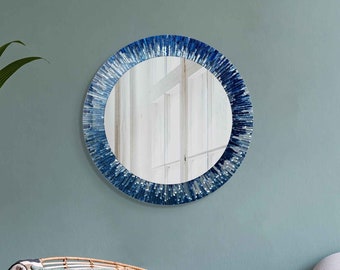 Mirror Wall Decor, Mirror for Bathroom, Entryway Hallway Mirror, Luxury Home Decor, Living Room Mirror, Decorative Mirror on Tempered Glass