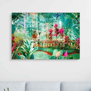Tempered Glass Wall Art, Nature Wall Decor, Home Decor, Wall Hanging, Abstract Wall Art, Large Wall Art, Glass Painting Decor