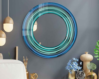 Mirror Wall Decor, Mirror for Bathroom, Entryway Hallway Mirror, Luxury Home Decor, Living Room Mirror, Decorative Mirror on Tempered Glass