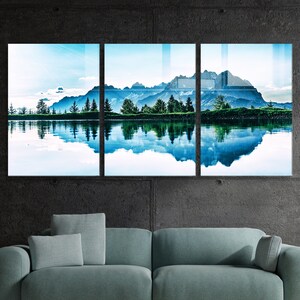 Tempered Glass Wall Art, Home Decor Wall Art, Wall Decor Living Room Modern, Extra Large Wall Art, Decor for Bedroom, Housewarming Gift