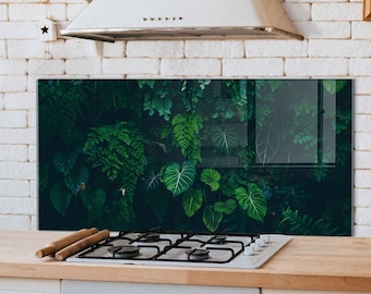 Tempered Glass Stove Backsplash Panel, Stove Back Cover, Kitchen Decor, Stove Top Cover, Kitchen Backsplash Tile, Chopping and Noodle Board