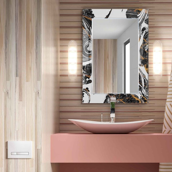 Bathroom Mirror With Shelf - Etsy