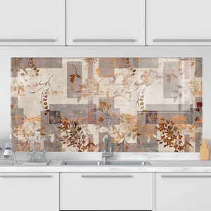 Panneau de verre de dosseret de cuisinière, décor mural de cuisine, couvercle arrière de cuisinière, planche à découper, couvercle de cuisinière pour gaz, accessoires de cuisine, décoration intérieure