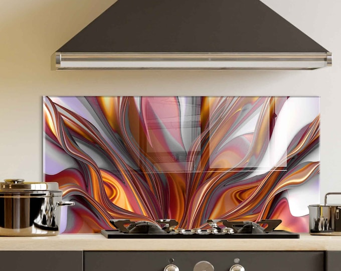 Glass Stove Backsplash Panel, Kitchen Backsplash Tile, Chopping Board ...