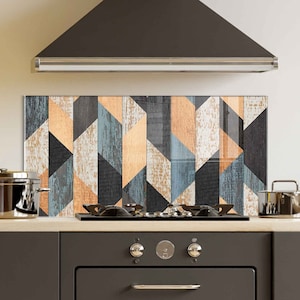 Kitchen Backsplash, Stove Back Cover, Tempered Glass Stove Backsplash, Kitchen Decor, Stove Top Cover, Housewarming Gift, Cutting Board