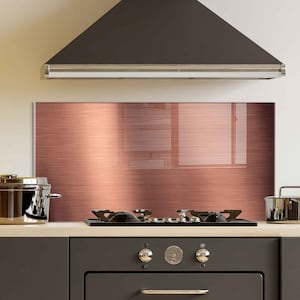 Panneau de dosseret de poêle en verre trempé, couverture arrière de poêle, décoration de cuisine, couvercle de dessus de cuisinière, dosseret de cuisine en carrelage, planche à découper et à nouilles