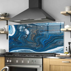 Glass Stove Backsplash Panel, Kitchen Backsplash Tile, Chopping Board, Backsplash Mural, Noodle Board, Kitchen Decor, Stove Back Cover