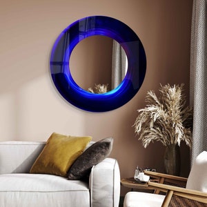 Mirror Wall Decor, Mirror for Bathroom, Entryway Hallway Mirror, Luxury Home Decor, Living Room Mirror, Decorative Mirror on Tempered Glass