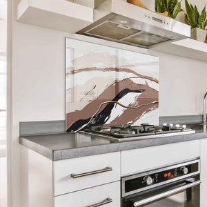 Kitchen Sink Cover, Tempered Glass Kitchen Backsplash, Kitchen Sink Splash Guard, Stove Back Top Cover, Splashback Glass Tile, Cutting Board
