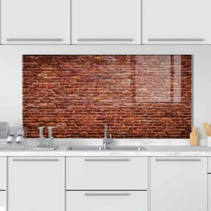 Carrelage de dosseret de cuisine, panneau de dosseret de poêle en verre trempé, couverture arrière de cuisinière, décor de cuisine, couverture supérieure de cuisinière, planche à découper et à nouilles