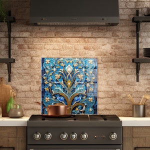 Splashback Tempered Glass Tile, Glass Backsplash, Kitchen Sink Cover, Kitchen Sink Splash Guard, Stove Back Cover, Cutting Board