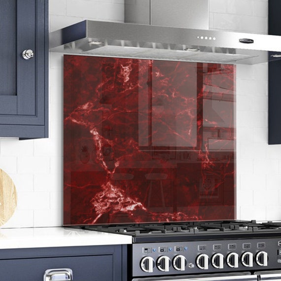 Glass Stove Backsplash Panel, Kitchen Backsplash Tile, Chopping