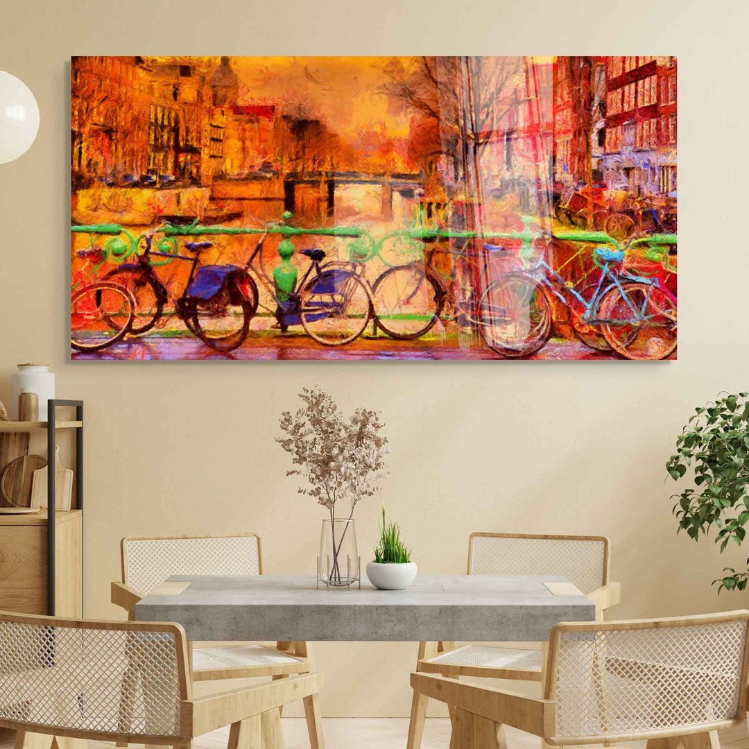 Tempered Glass Wall Art Extra Large Wall Decor Living Room Etsy