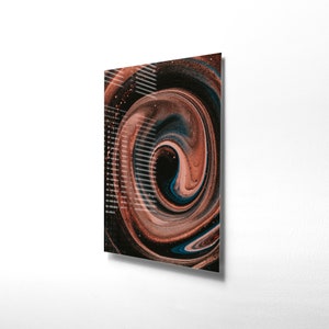 Abstract Wall Decor, Wall Decor Living Room Modern, Extra Large Wall Art, Decor for Bedroom, Tempered Glass Wall Art, Wall Hangings