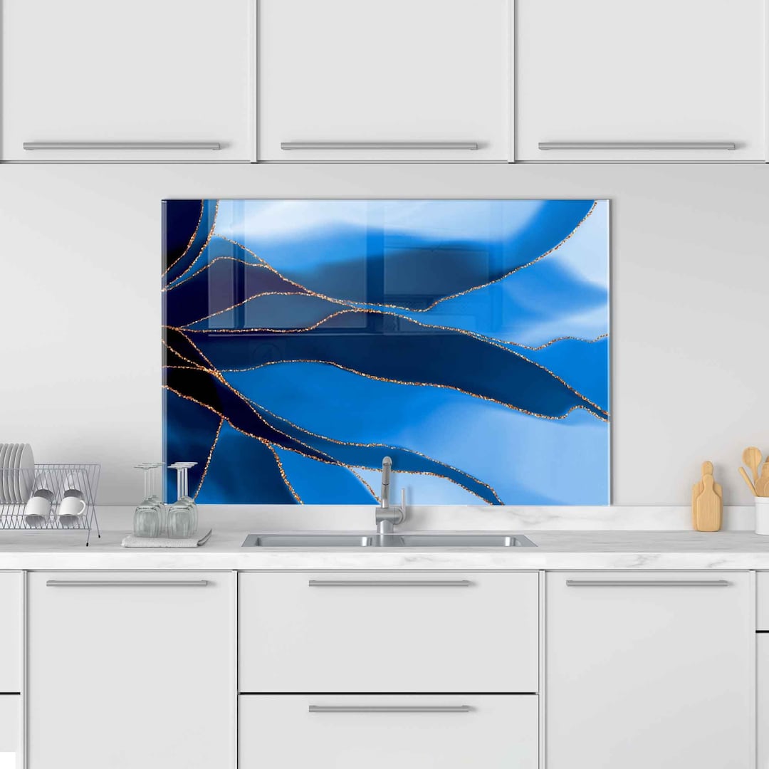 Kitchen Backsplash, Stove Back Cover, Tempered Glass Stove Backsplash