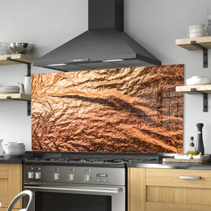 Dosseret de cuisine en verre trempé, Couvercle d'évier de cuisine, Garde-boue pour évier de cuisine, Couvercle supérieur arrière de cuisinière, Crédence en carreau de verre, Planche à découper