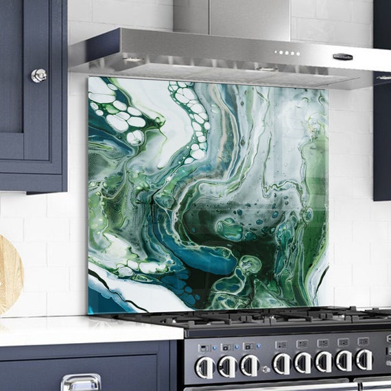 Glass Stove Backsplash Panel, Kitchen Backsplash Tile, Chopping Board,  Backsplash Mural, Noodle Board, Kitchen Decor, Stove Back Cover 