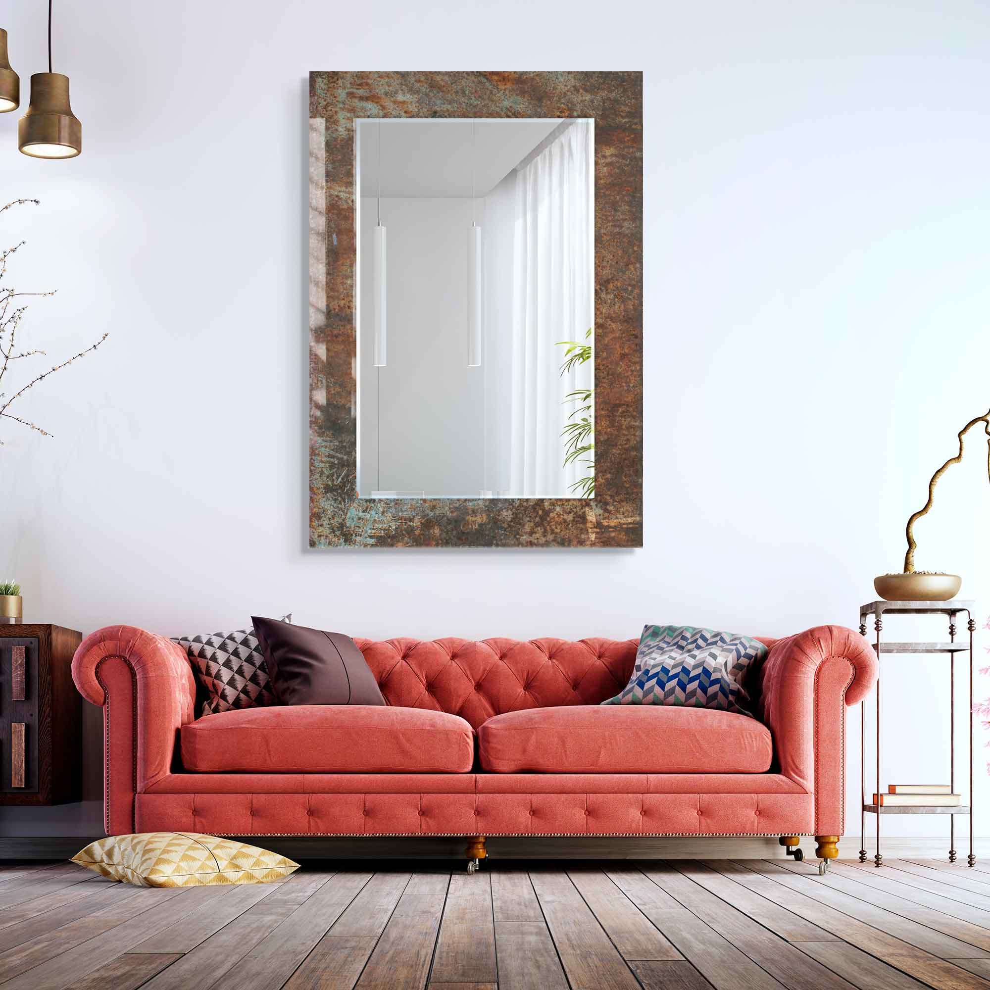 Image showcasing Mirror Wall Decor, Mirror for Bathroom, Entryway Hallway Mirror, Luxury ...