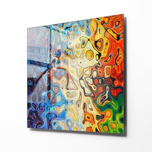 Tempered Glass Wall Art, Decor for Bedroom, Large Wall Art, Living Room Decor, Housewarming Gift, Home Decor, Wall Hangings, Wall Decor
