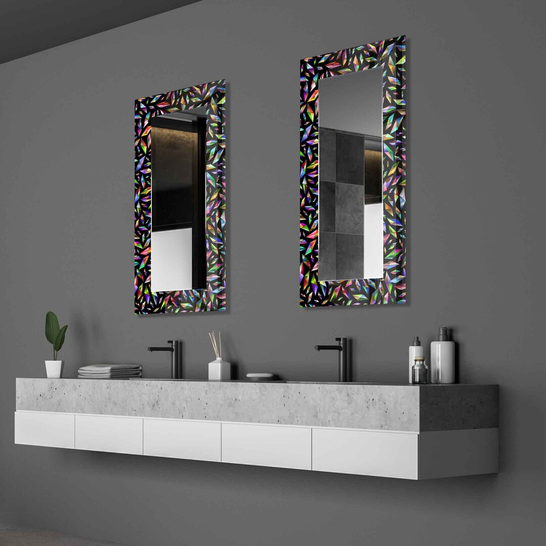 Mirror Wall Decor, Mirror for Bathroom, Entryway Hallway Mirror, Luxury