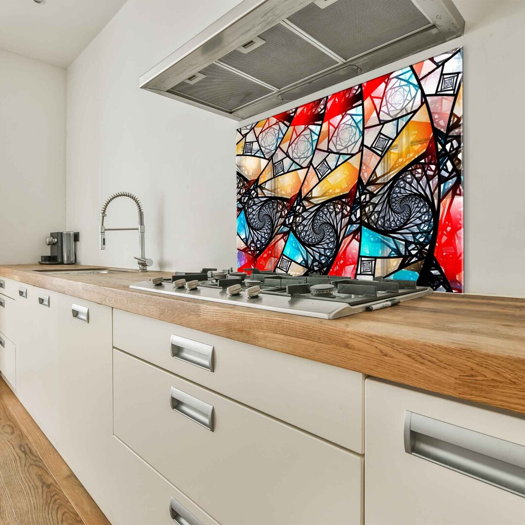 Stainless Backsplash Behind Stove Stove Top Back Splash Tempered