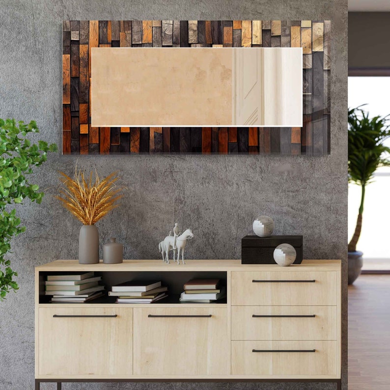 Mirror Wall Decor, Mirror for Bathroom, Entryway Hallway Mirror, Luxury