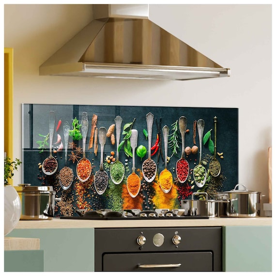 tempered glass back splash