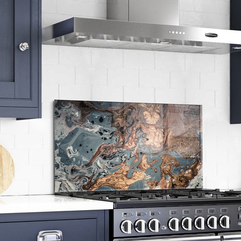 Glass Stove Backsplash Panel Kitchen Backsplash Tile Etsy