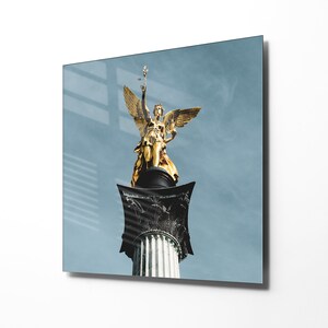 Famous Tower Wall Decor, Tempered Glass Wall Art, Living Room Decor, Housewarming Gift, Home Decor, Wall Hangings, Bedroom Decor, Sculpture